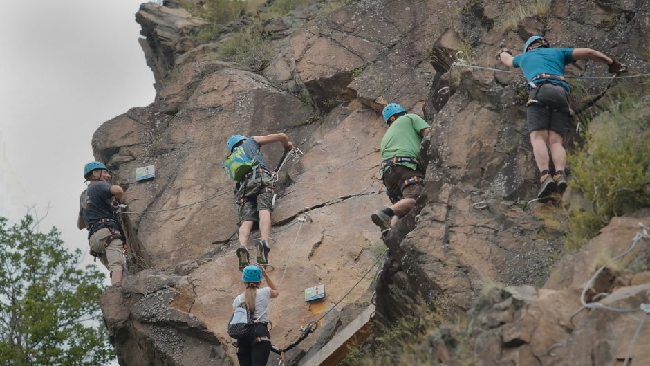 © Via Ferrata der Sioule-Schlucht - Sioule Loisirs