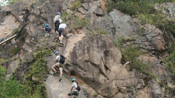 © Via Ferrata der Sioule-Schlucht - Sioule Loisirs