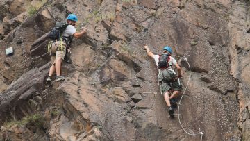 © Via Ferrata der Sioule-Schlucht - Sioule Loisirs