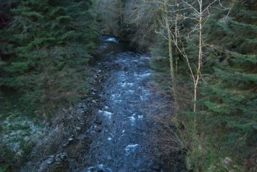 Angelstelle - Fluss La Clidane