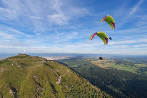 Parapente au Puy de Dôme avec Freedom