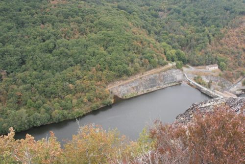 Angelstelle - Queuille-Staudamm