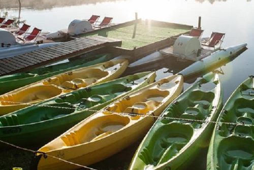 Vermietung von Kanus und Tretbooten - Gour de Tazenat