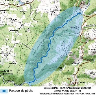 No-kill-Strecke - Die Dordogne in Chalameyroux